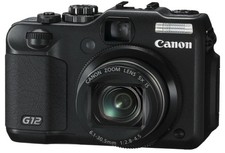 [ ] Canon Canon PowerShot G12 PSG12 10 megapixel 5x optical zoom 28mm wide