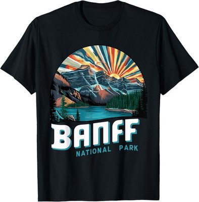 Vintage Lake Louise Banff National Park Canada Alberta T-Shirt