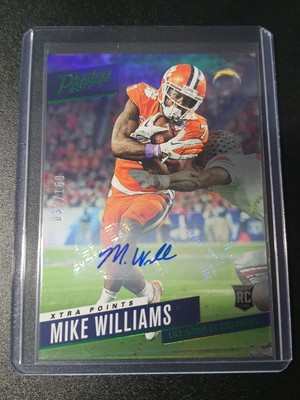 Mike Williams - Prestige Football 2017 - Chargers - Auto - Green - RC - /150
