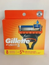 NIB Gillette Men's Fusion5 Razor Refill Cartridges 8ct