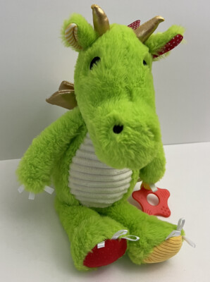Sensory Developmental Baby Plush 2021 Toy Dragon By Make Believe Ideas - Rattles
