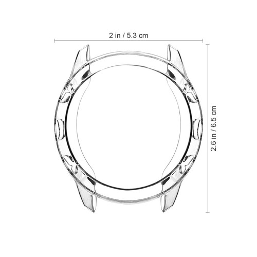 2 Pack TPU Schutzhülle Beobachten Sie Cover Flexible Uhrrahmenabdeckung - Zdjęcie 7 z 12