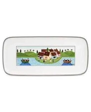 VILLEROY & BOCH Design Naif Sandwich Tray 13.75" x 6.25" NEW