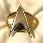 STAR TREK NEXT GENERATION SEASON 1 COMMUNICATOR GOLD & SILVER PLATED METAL — photo 1