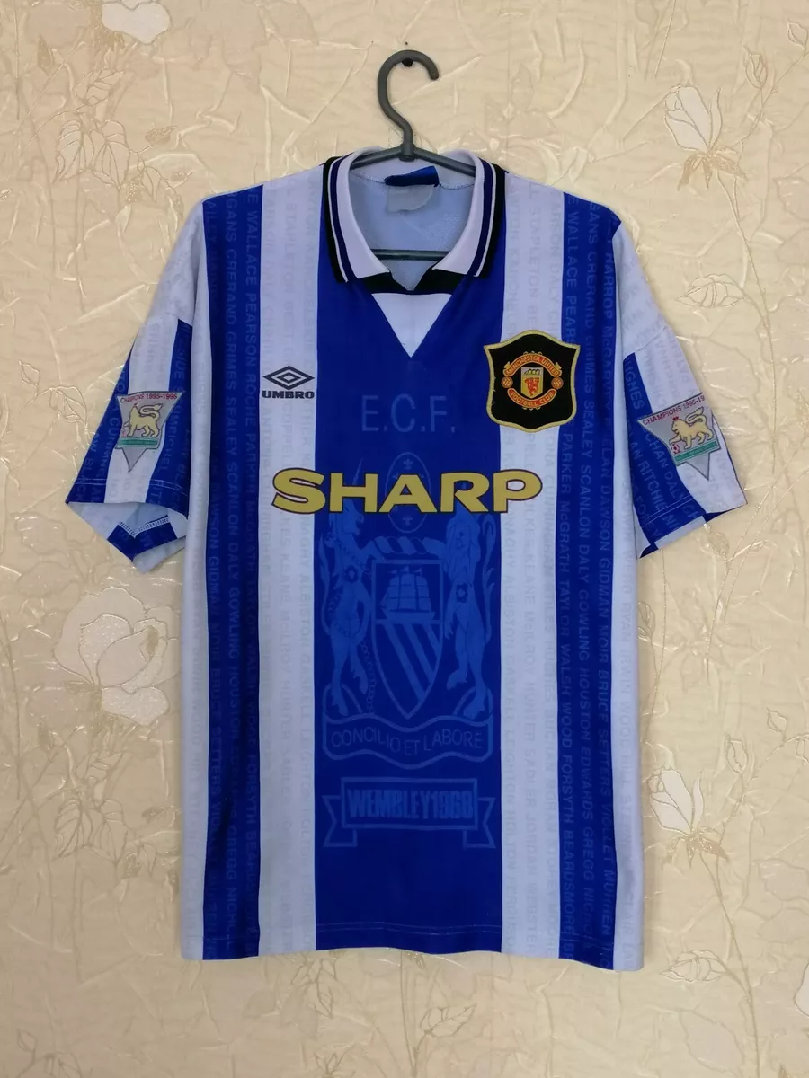 Manchester United 1994 1996 3rd third vintage shirt jersey Umbro size L