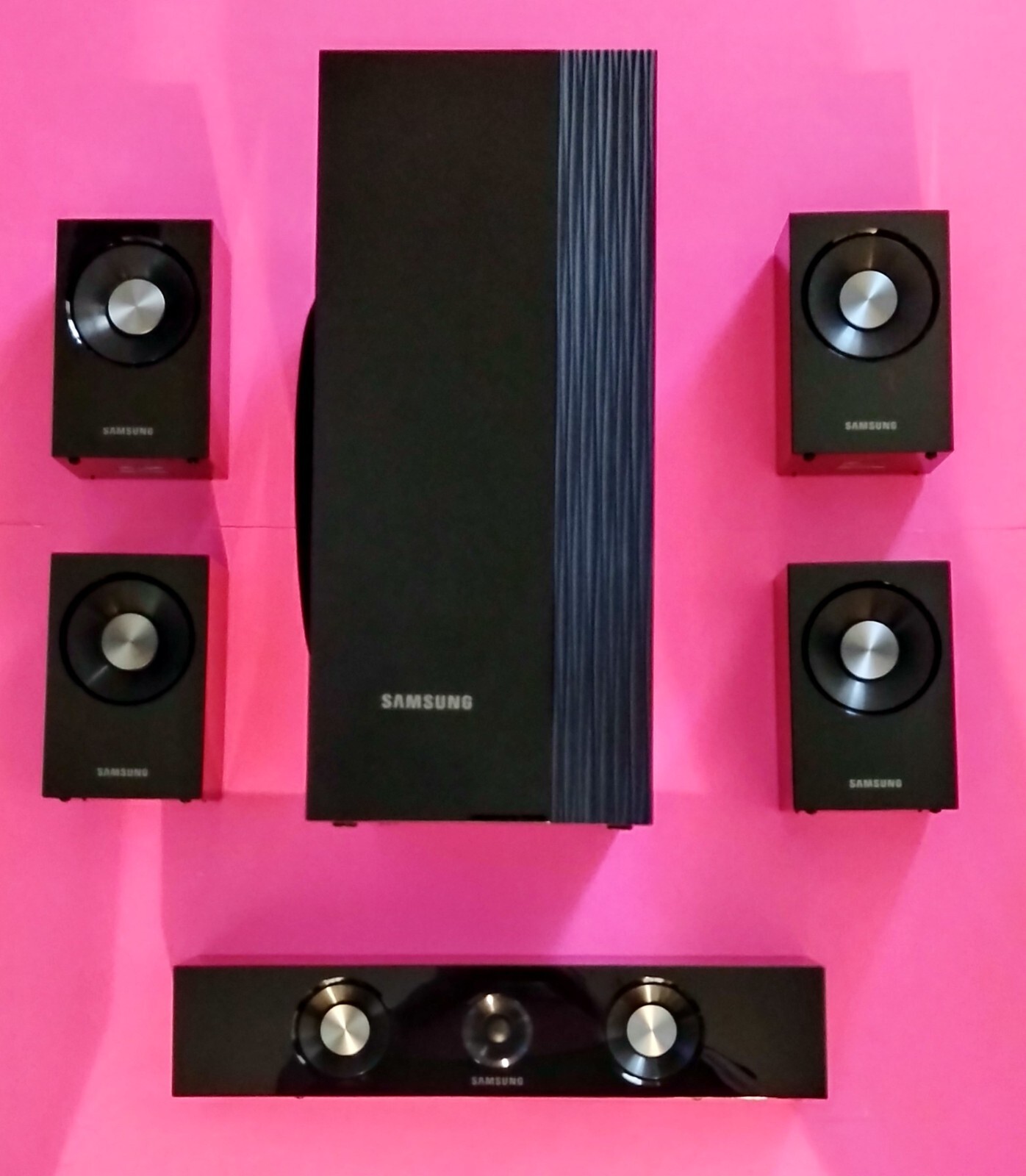 Samsung Channel Home Theater Surround Sound Speaker Set PS-DS2