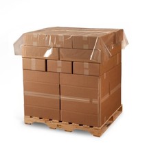 60" x 60" Clear Poly Sheeting / Pallet Top Sheets 1 mil 400 per Roll LDN5982