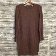prAna Zada Sweater Dress Womens Small Orange Long Sleeve Outdoor Active