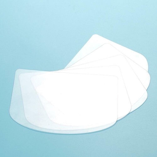 Flexible Cake Smoothers Polish Scraper Pk2 Transparent Flat Curved Fondant Icing - Picture 10 of 10
