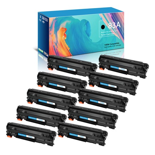 10PK BK Toner Cartridge for HP CF283A 