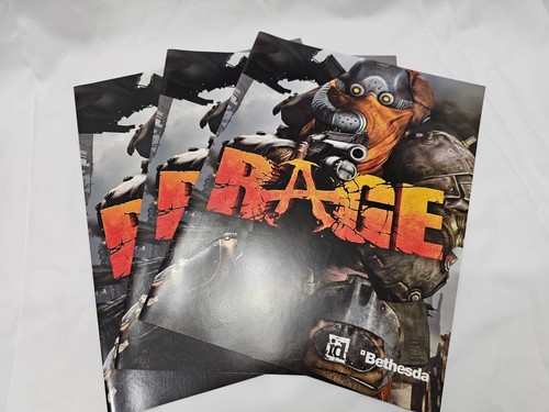 Bethesda RAGE Mitarbeiter Launch Kit (PS3/XBOX 360) - sehr seltener Werbeartikel - Bild 14 von 19