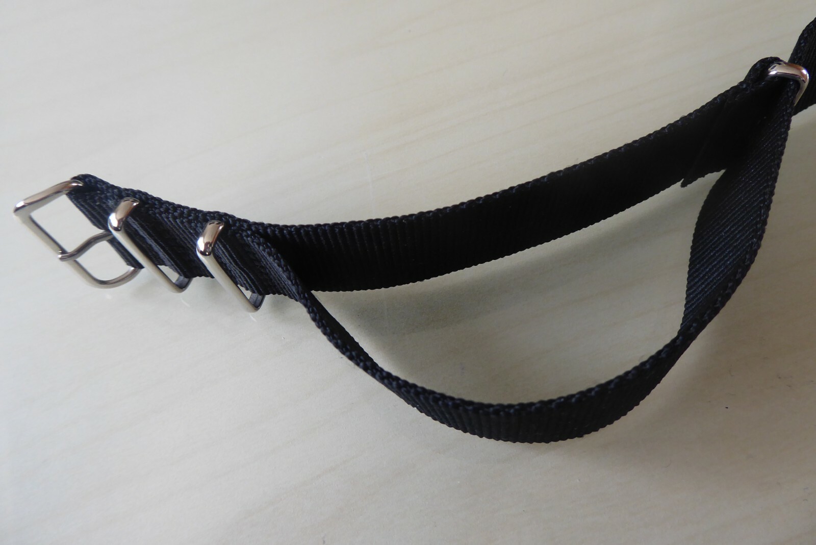 Nato Nylon Uhrenarmband 20mm Schwarz (Neu Und Originalverpackt) In Für - Foto 7