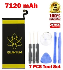 Quantum 7120mAh Extended Slim Battery For Samsung Galaxy S7 Edge with Tools