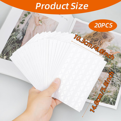 Selbstklebende Fotoecken Transparent 2040 Stück für Scrapbooking & Alben - Bild 2 von 7