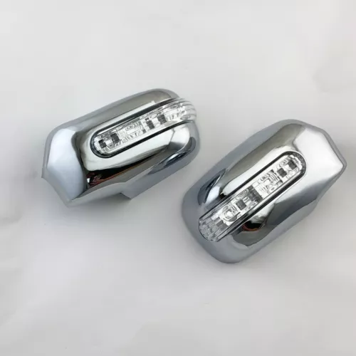 Chrome Car Side Mirror Shell With Light For Toyota Echo 2000-2005 Accessory New