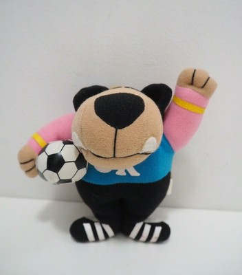 stuffed football dog toy