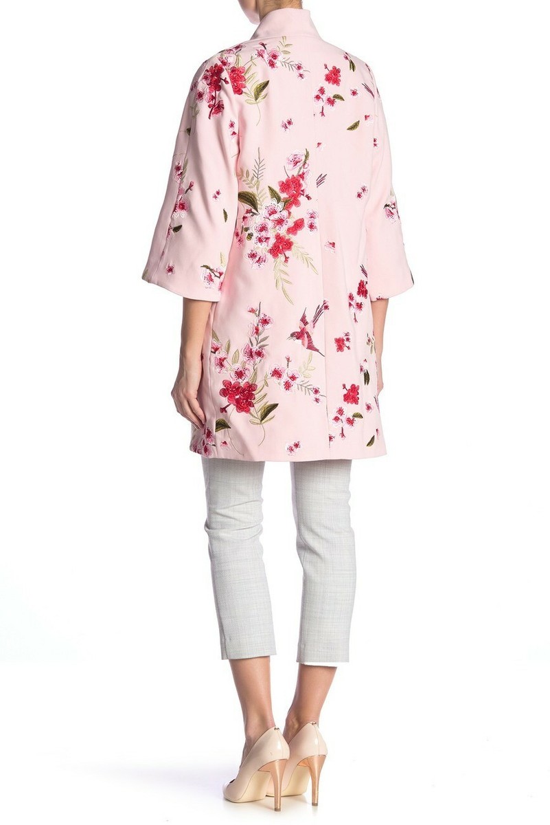 TED BAKER LONDON ISOLEDE Soft blossom KIMONO JACKET, Size L