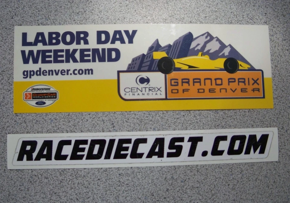 #3 PAUL TRACY "AUTOGRAPHED PLAYERS LIVERY" 03 CART CHAMP CENTRIX DECAL SPEEDGEAR - Image 2 of 3