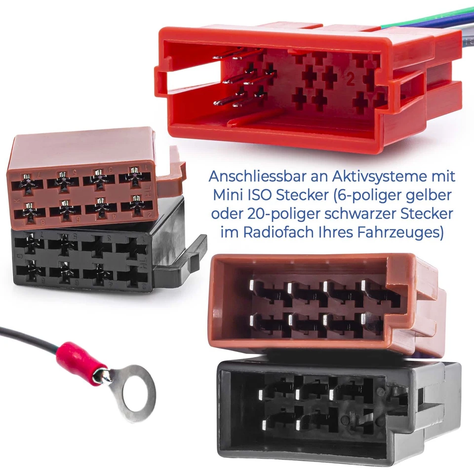 Auto Radio AKTIV System Adapter passend für AUDI A2 A3 A4 B5 A6 A8 TT Bose DSP - Bild 2 von 2