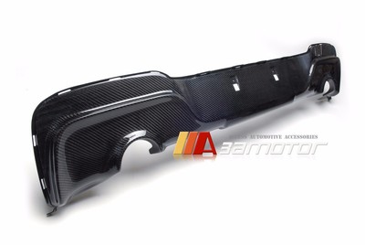 Carbon Fiber 3D Style Rear Diffuser fits BMW F20 1-Series Pre-LCI M Sport Bumper