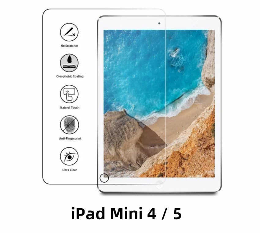 For Apple iPad Pro 11 12.9 Air 10.2 8th 7th Gen Tempered Glass Screen Protector - Image 4 of 4