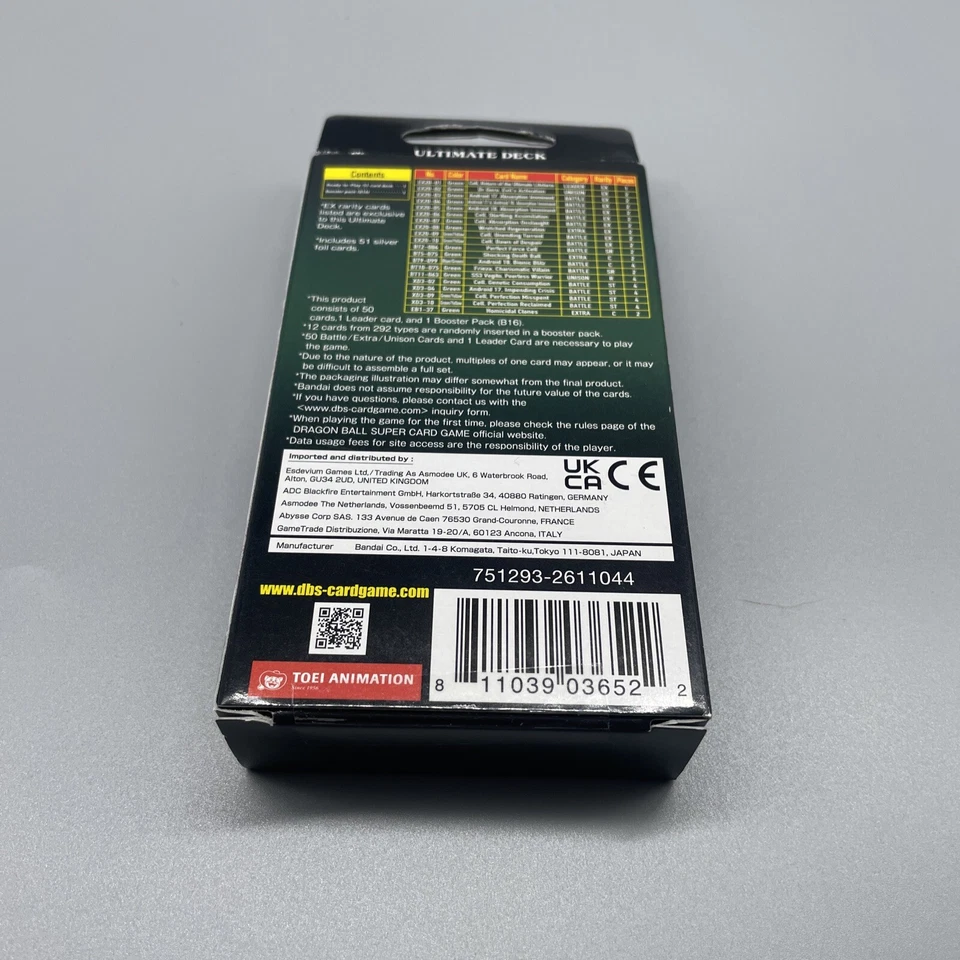 Dragon Ball Super Card Game - Ultimate Deck 2022 BE20 Green Cell EN - Bild 2 von 2