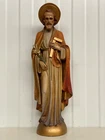 A Beautiful Chalkware Saint Joseph Statue