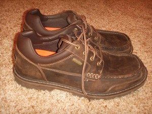 rockport moc toe shoes