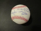 Reggie Jackson (Multi. Inscrip.) Signed Baseball Autograph Auto Beckett Z08888