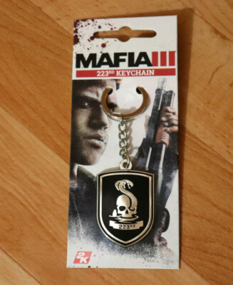 custom mafia キーホルダー Mafia III 3 223rd Rare Metal Key chain Keyring | PS4 Xbox One
