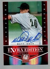 2012 Elite Extra Edition #164 Matt Koch Autograph 744/795 
