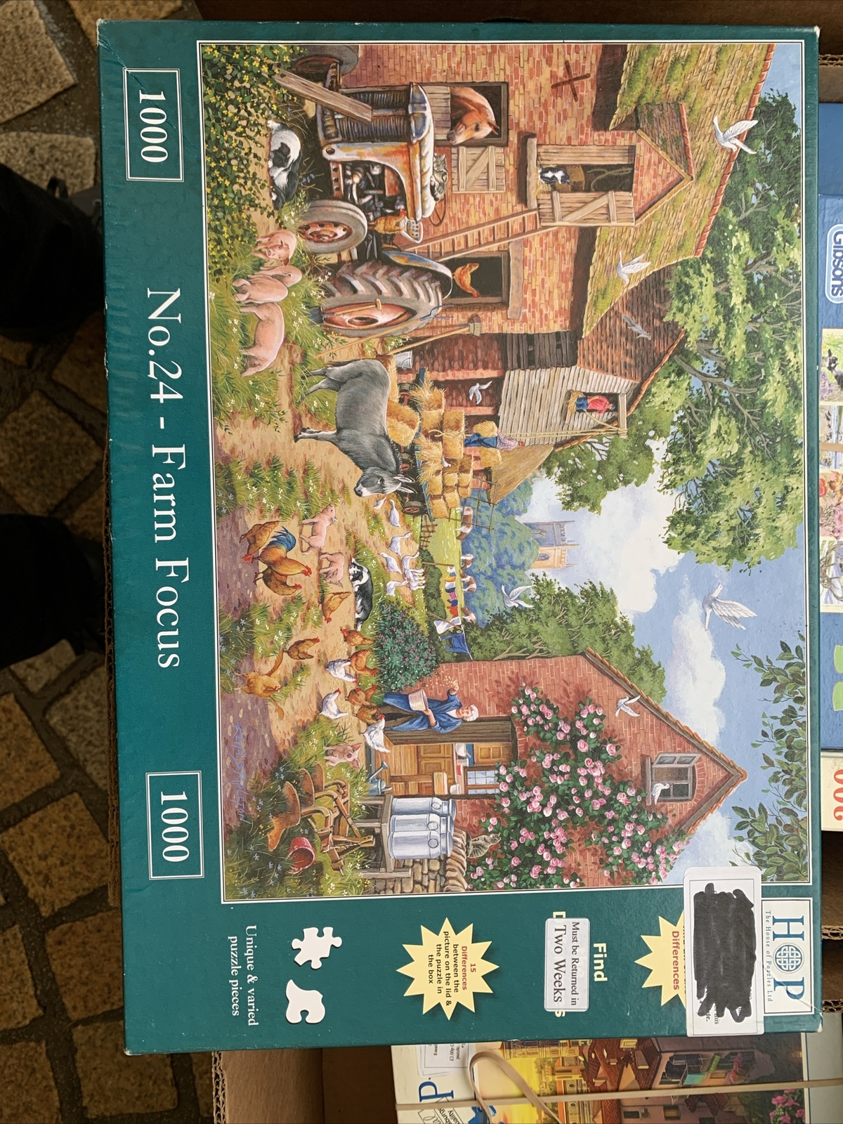 Job lot 8 X 1000 jigsaw Puzzles Wasgij Falcon HOP etc, READ description