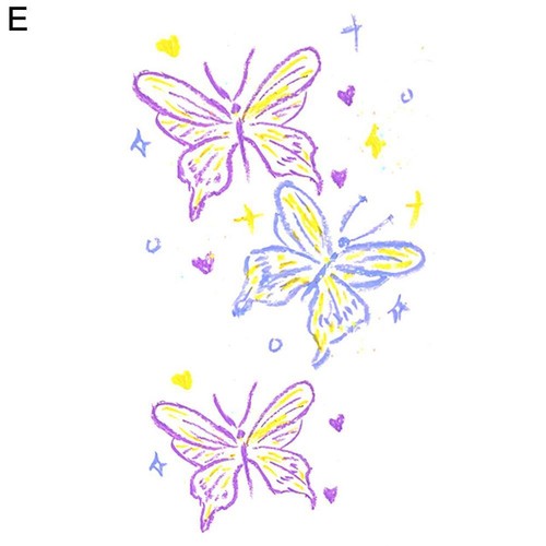 Colorful Butterfly Tattoo Sticker, Long Lasting Tattoo Fake Tattoo🔥 - Picture 17 of 22