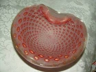 VINTAGE Mid Century Modern MURANO GLASS 2 pc ASHTRAY & LIGHTER Coffee Table Set