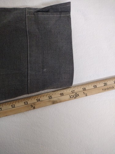 Evan-Picone Blazer 24W Gray Lined Full Zipper Suit Jacket Stretch - Picture 17 of 22