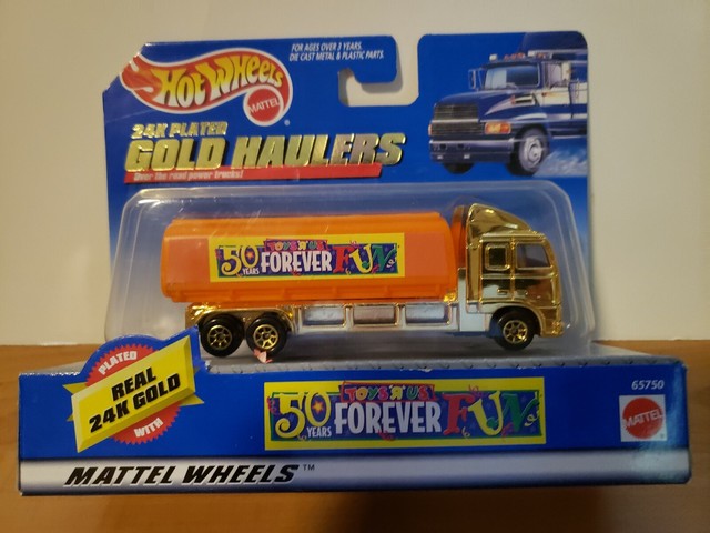 hot wheels 24k plated gold haulers