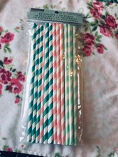 BRAND NEW SHABBY CHIC STYLE STRAWS
