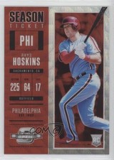 2018 Panini Chronicles Contenders Optic Ruby Wave Prizm /199 Rhys Hoskins #8 8ju