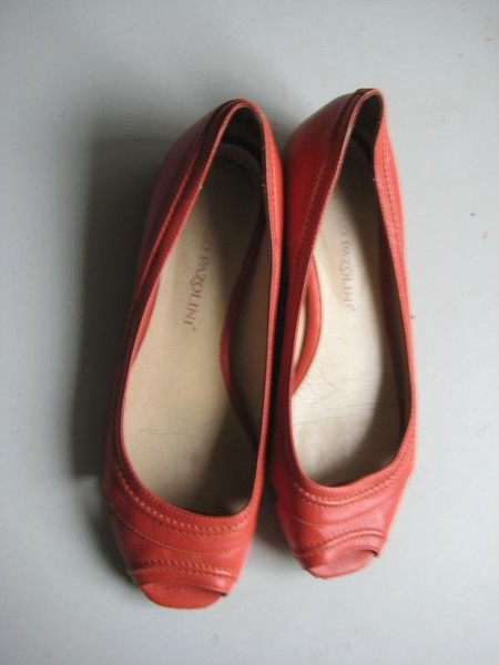 Women Carlo Pazolini Heels Red Leather 36