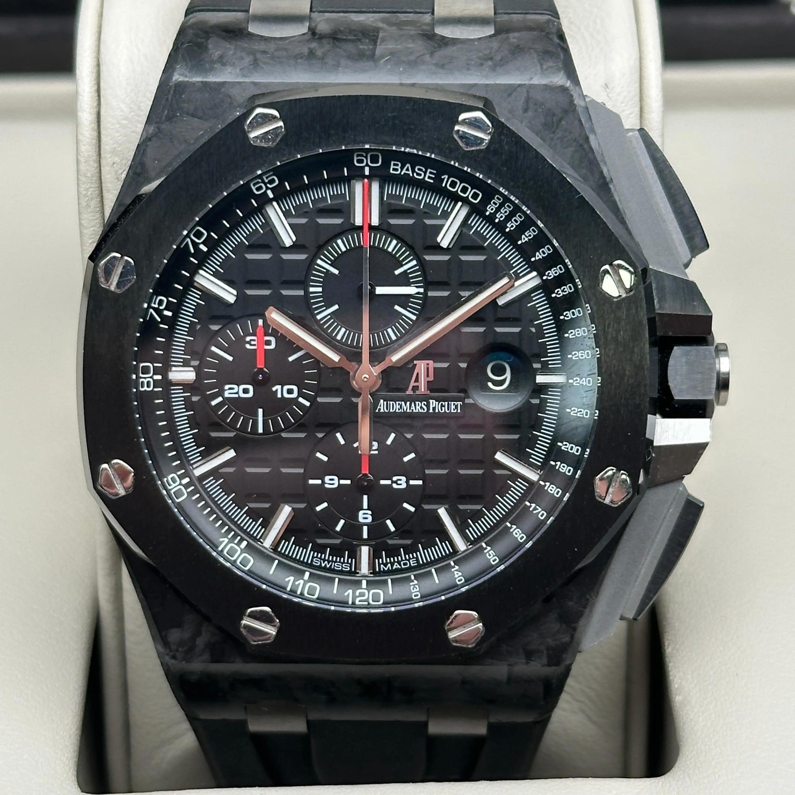 Audemars Piguet 44mm Royal Oak Offshore 26400AU.OO.A002CA.01 Carbon Black Watch