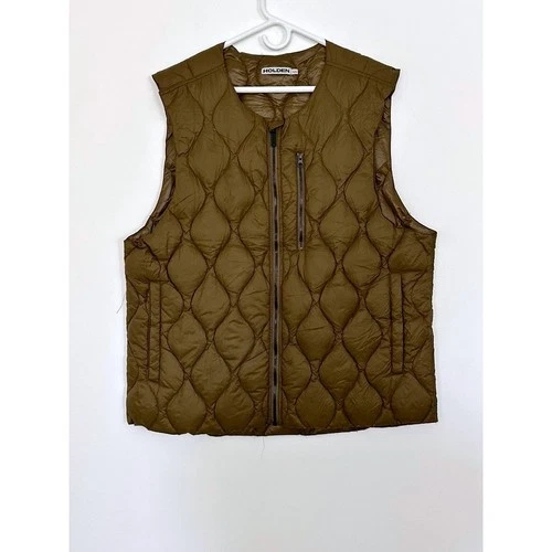 Holden Puffer Vest Mens XXL Olive Green Onion Quilted Down Waterproof Technical image 7