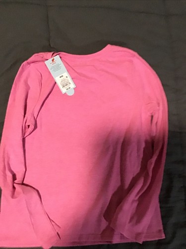 Cat & Jack Girls Pink Rainbow Star Long Sleeve Shirt Size M 8 Year Old Girls - Picture 4 of 6