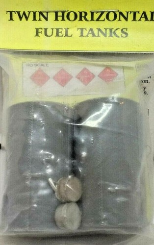 Kit de tanque de combustible horizontal doble Bar Mills 02003 HO sin pintar (juego de 2) | Zustand: New