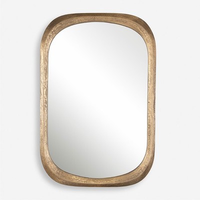 Uttermost 08238 Malone 24''W x 36-1/2''H Rectangular Flat Accent - Gold