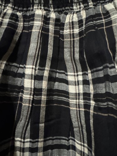 Lucky Brand Black/Cream Plaid Print Sleeveless Midi Dress. Sz S. NWT! - Picture 6 of 19