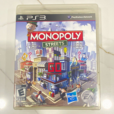 Electronic Arts Monopoly Streets PS3 E (Everyone) w/ Case, Disc & Manual