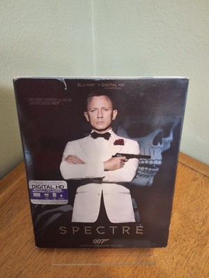 Spectre 007 Blu-Ray + Digital HD (2015) With Slip Cover