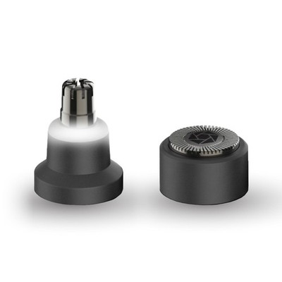 Dual Rotary Blade Ear & Nose Trimmer with Light - Titanium Edge Replacement Head