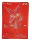 CARTE POKEMON VICTINI 171/086 80PV SERIE  ECARLATE ET VIOLET FOUDRE NOIRE NEUVE