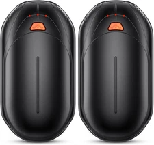 AI Hand Warmers Rechargeable 2 Pack, Smart Chips Electric Black